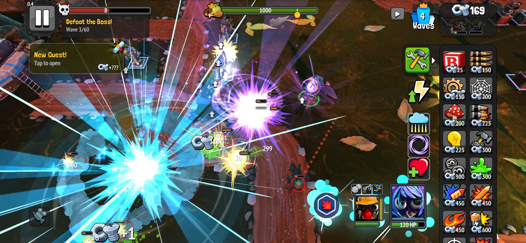 Bug Heroes: Tower Defense screenshots