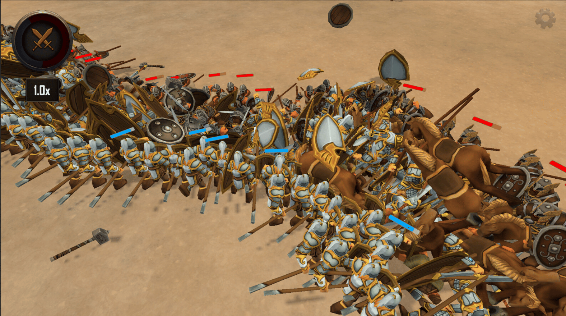 Warlords Battle Simulator screenshot