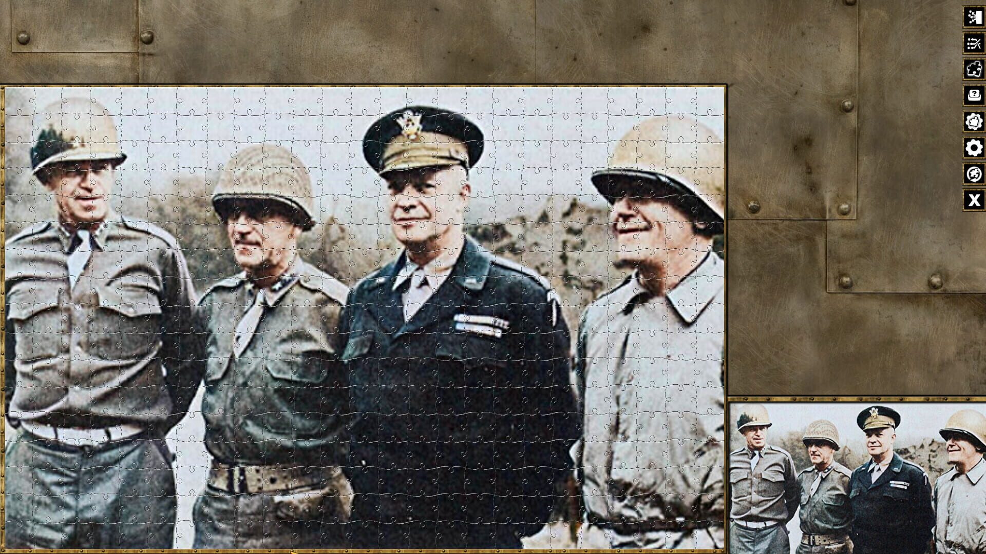 Pixel Puzzles World War II Jigsaws: Battle of Hürtgen Forest - Screenshot