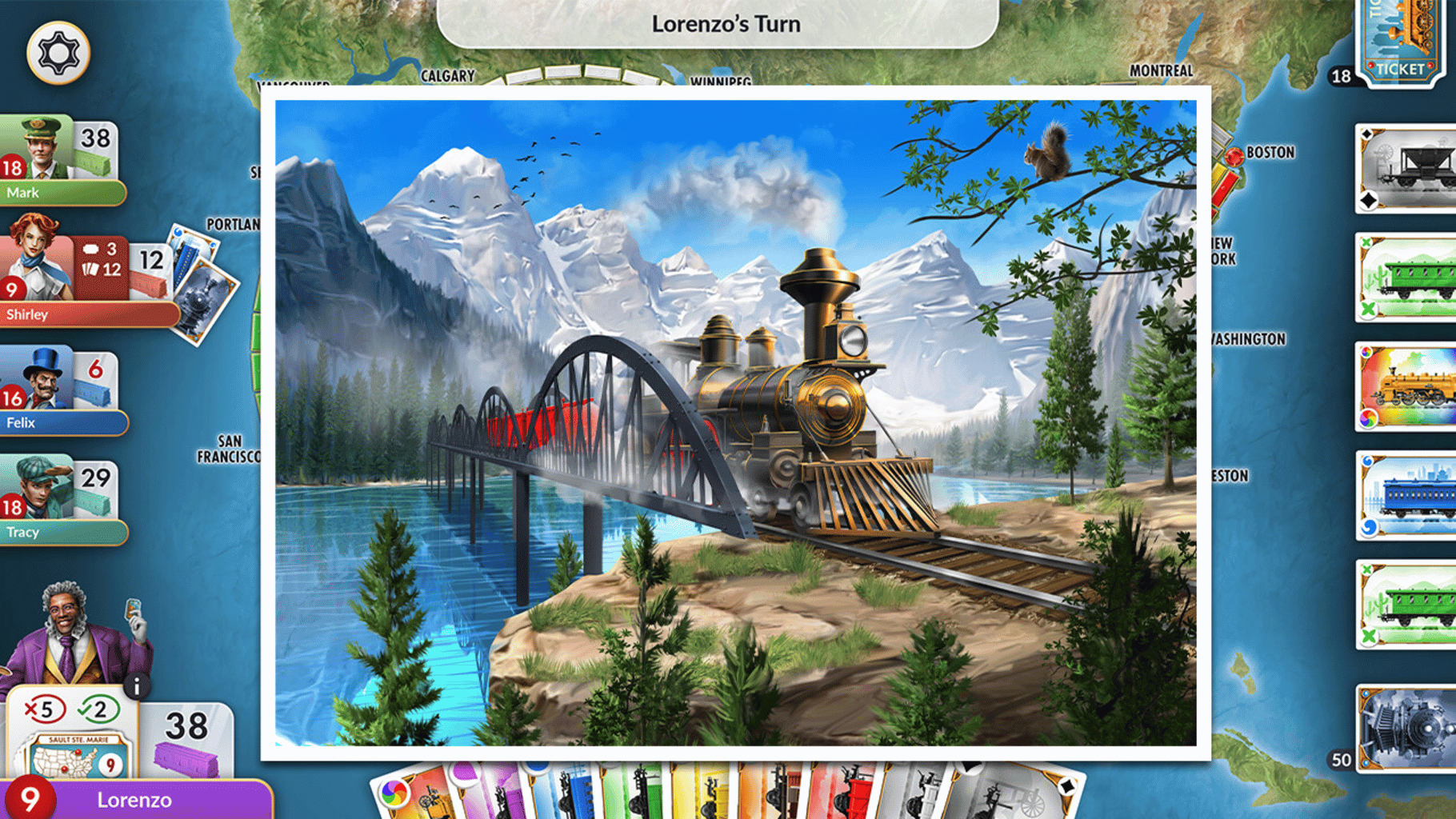 Ticket to Ride screenshot