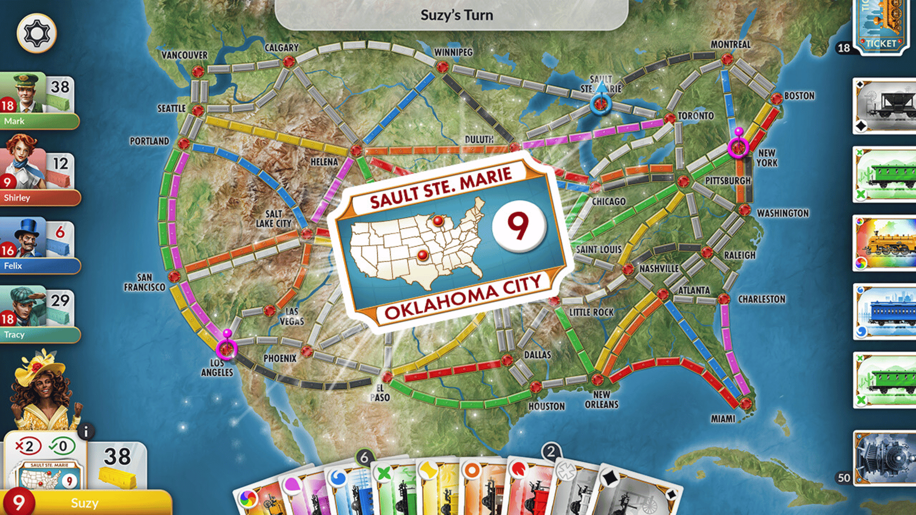 Ticket to Ride screenshot