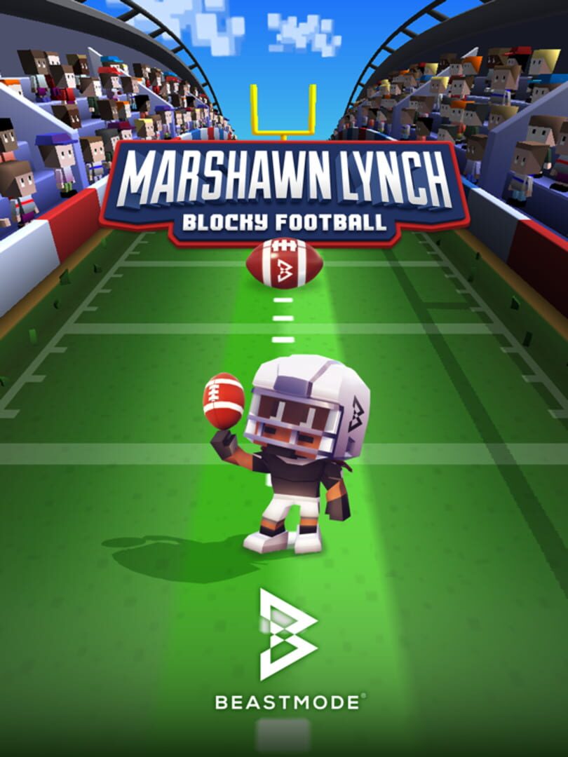 Marshawn Lynch Blocky Football - Screenshot