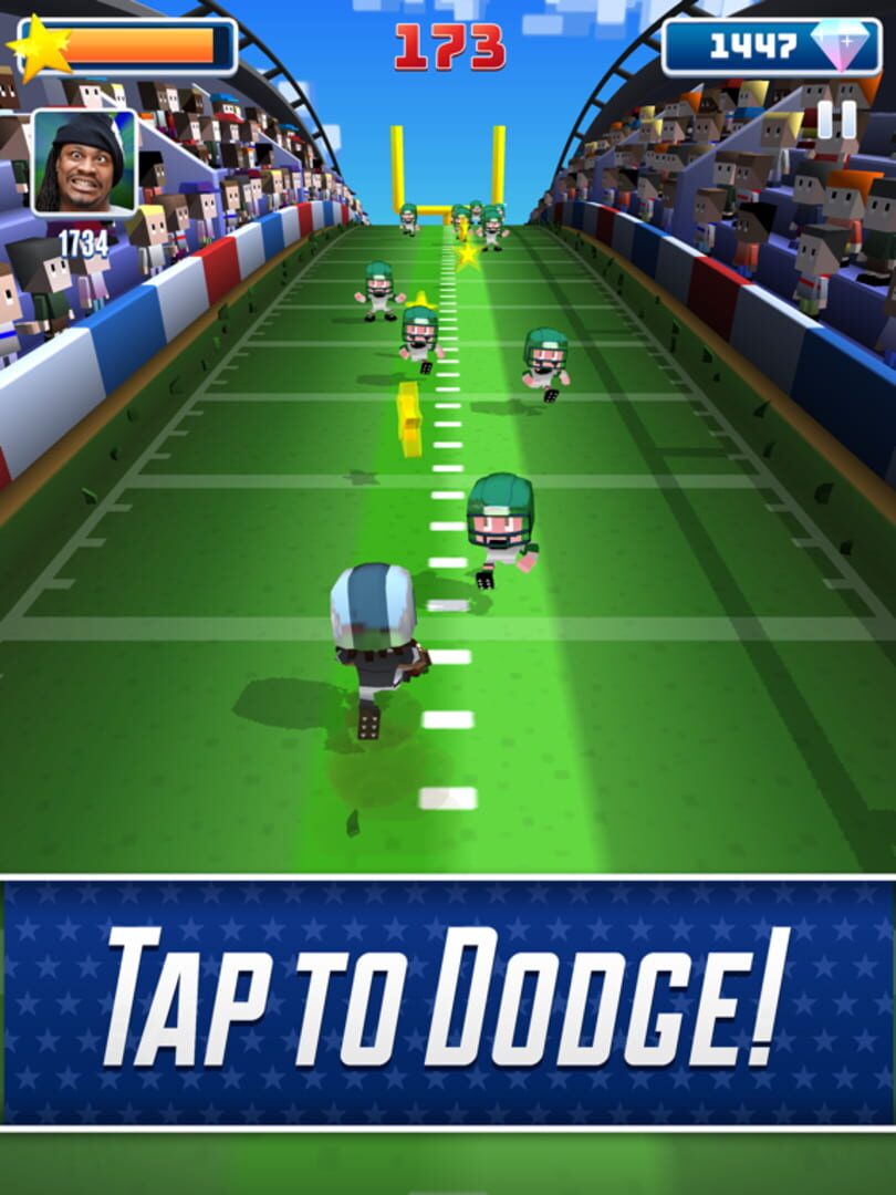 Marshawn Lynch Blocky Football - Screenshot