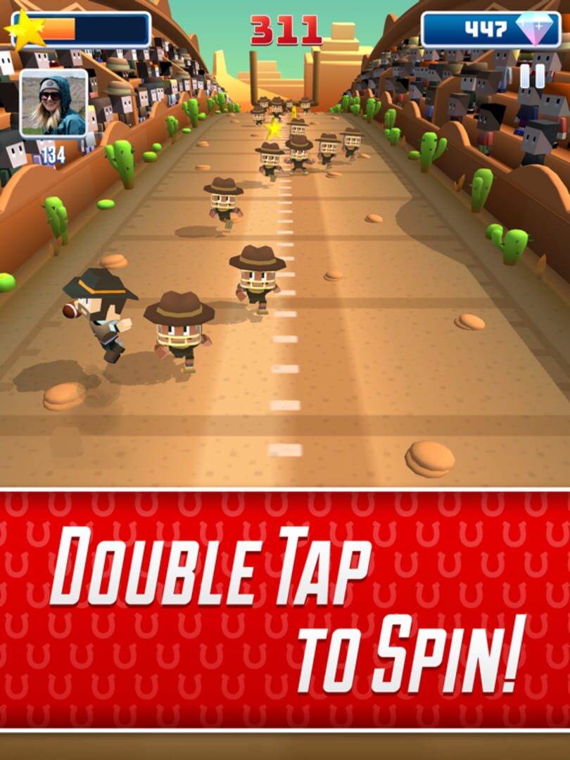 Marshawn Lynch Blocky Football - Screenshot
