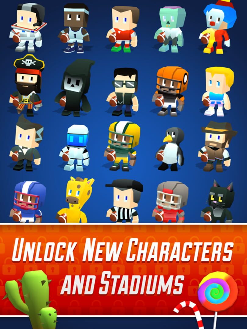 Marshawn Lynch Blocky Football - Screenshot