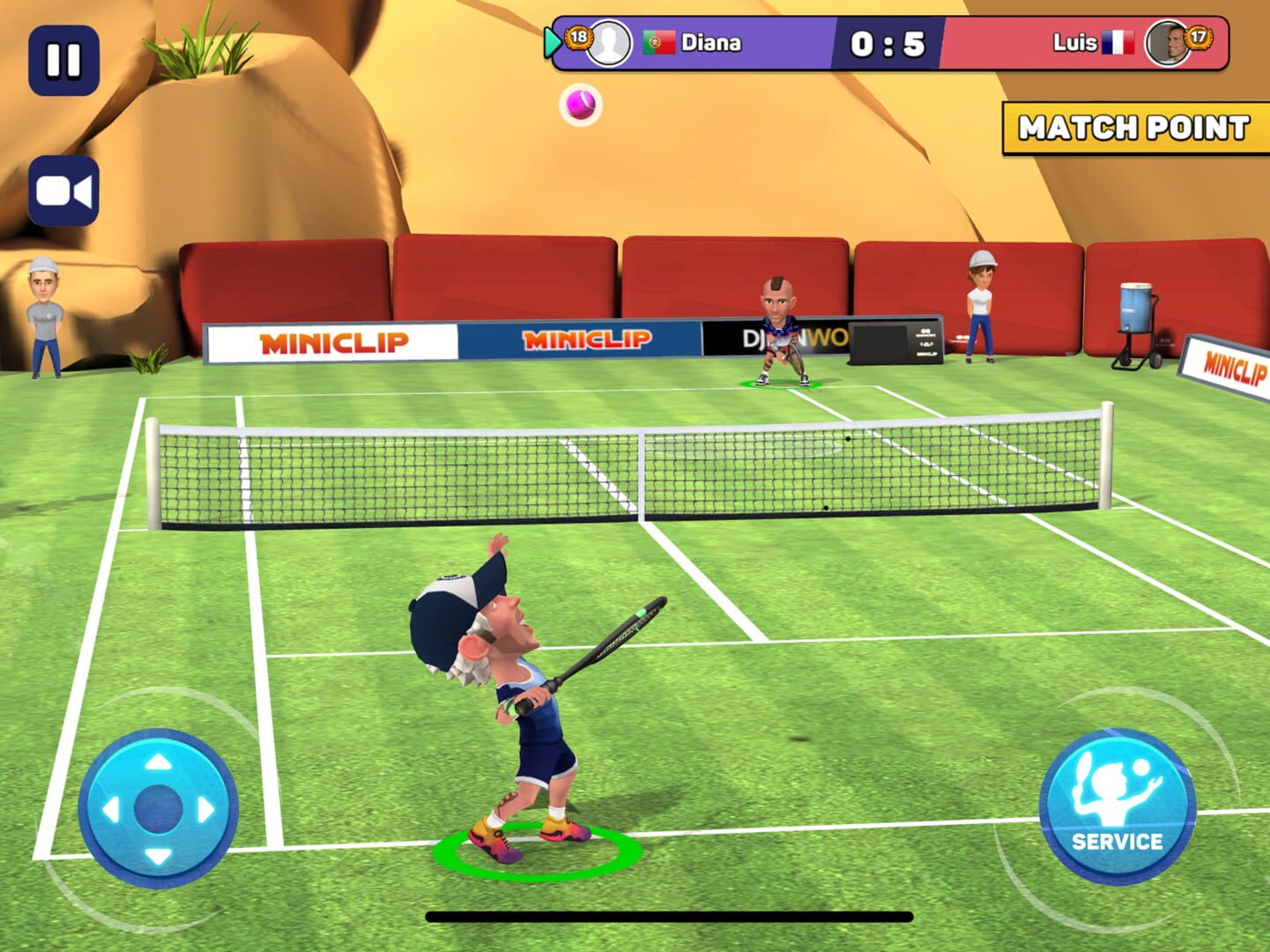 Mini Tennis: Perfect Smash - Screenshot