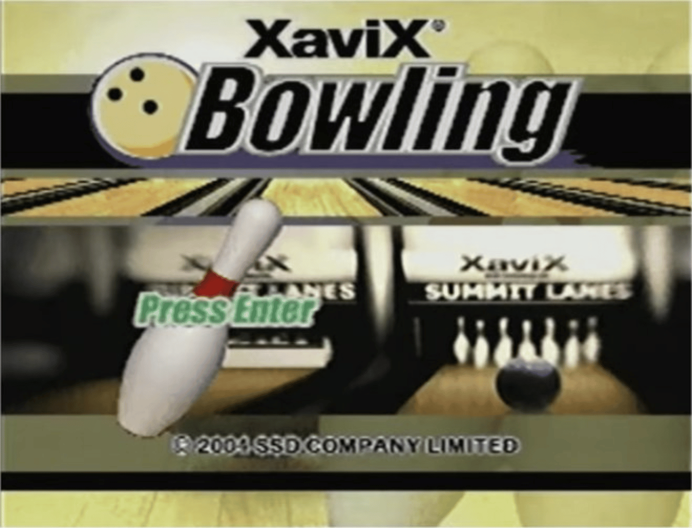 Xavix Bowling screenshot