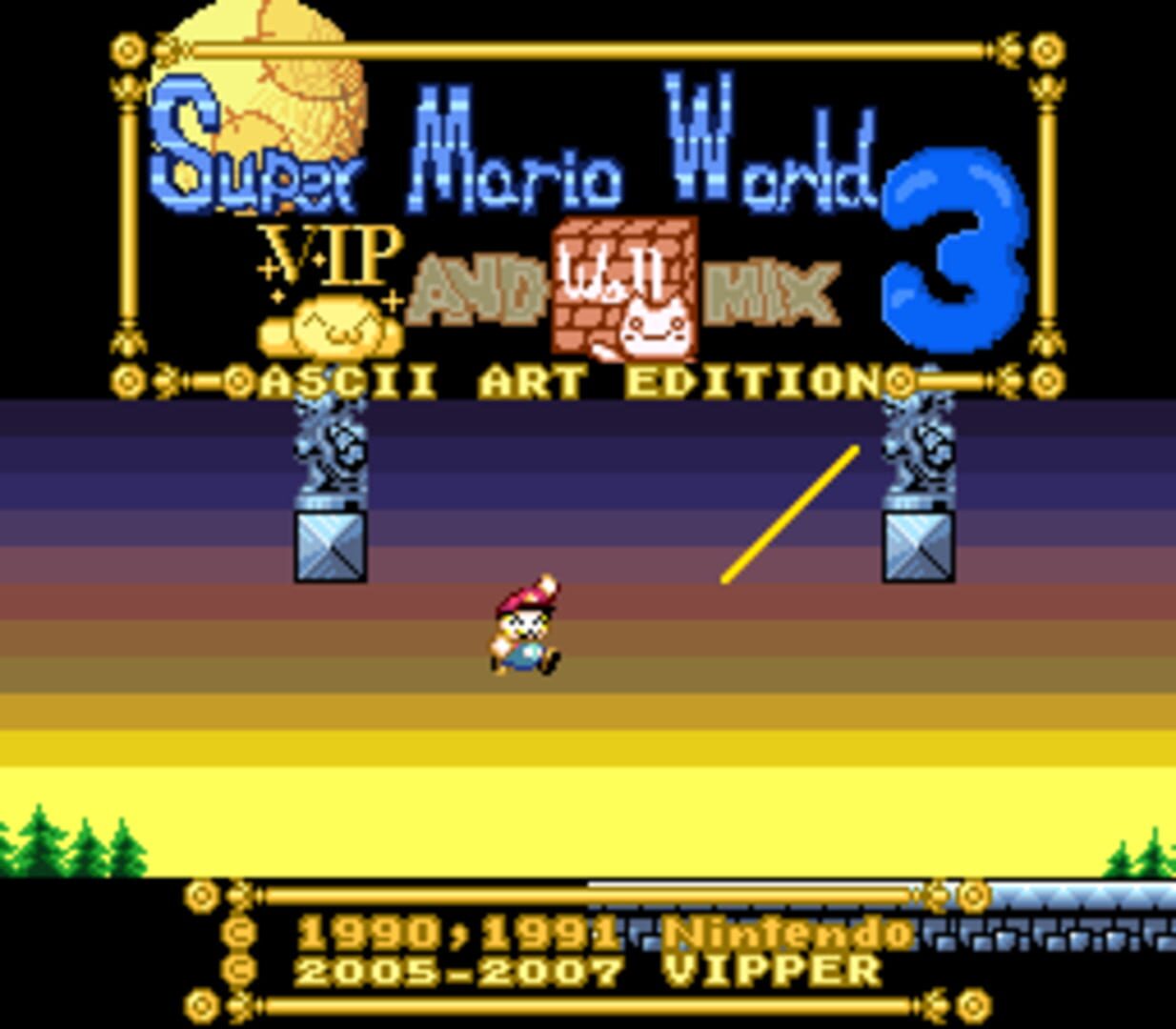 Captura de pantalla - Super Mario World: VIP and Wall Mix 3