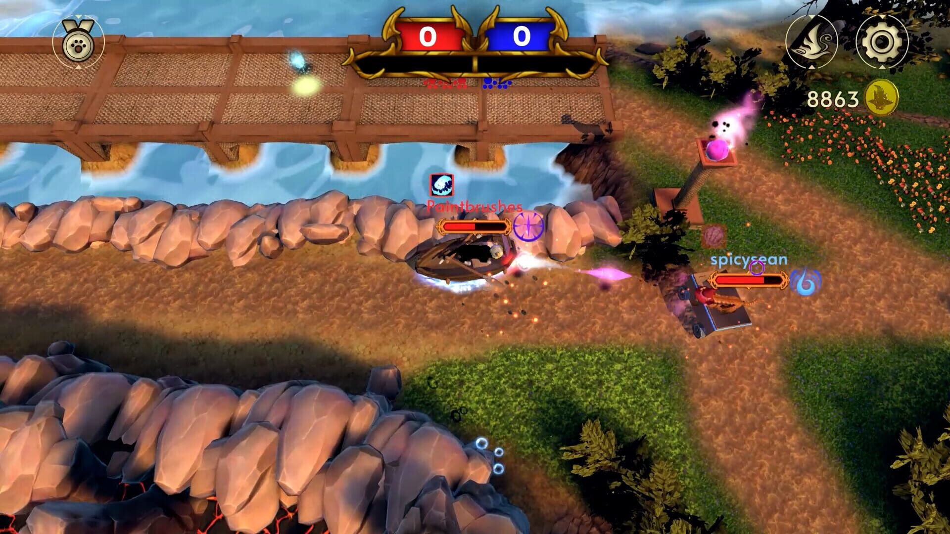 Wizard Cats Tank Battle - Screenshot