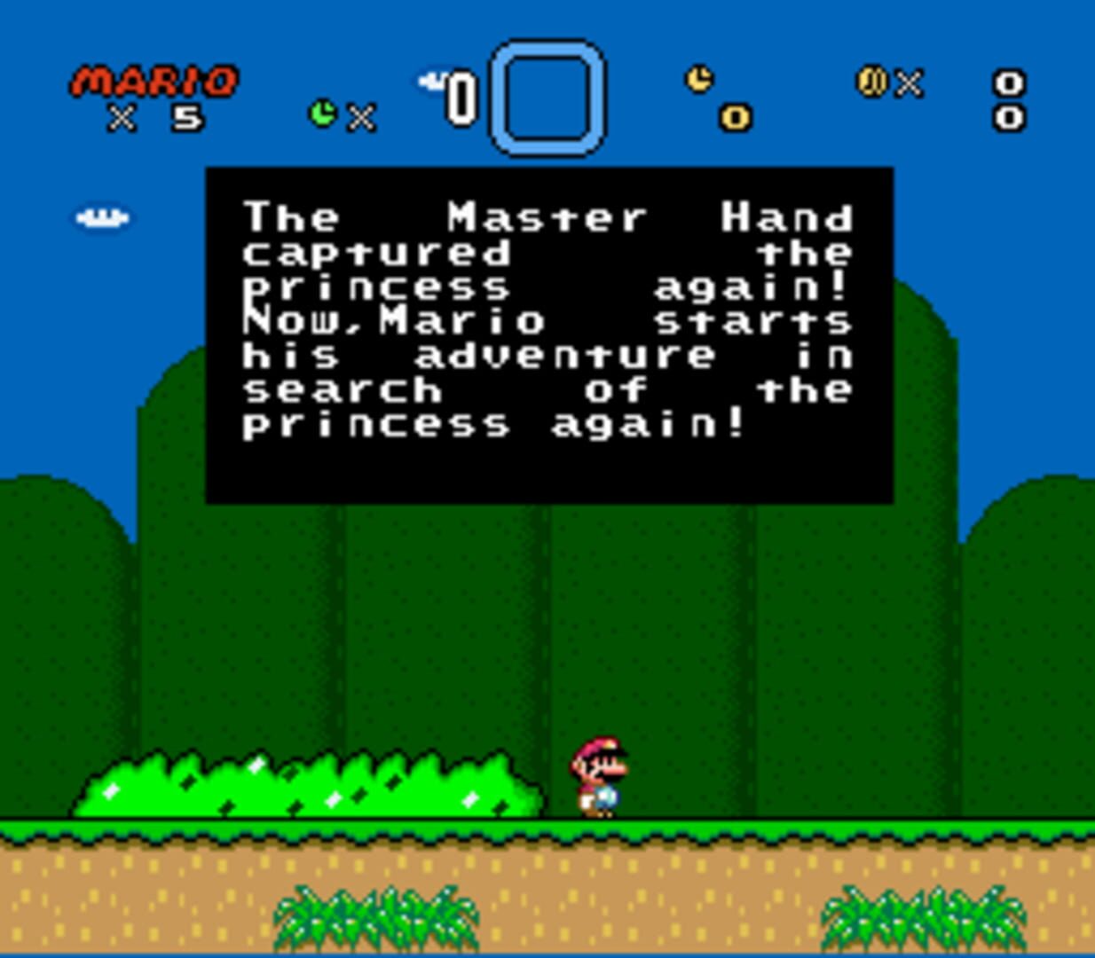 Captura de pantalla - Super Mario In Element World 2: The Master Hand Revenge