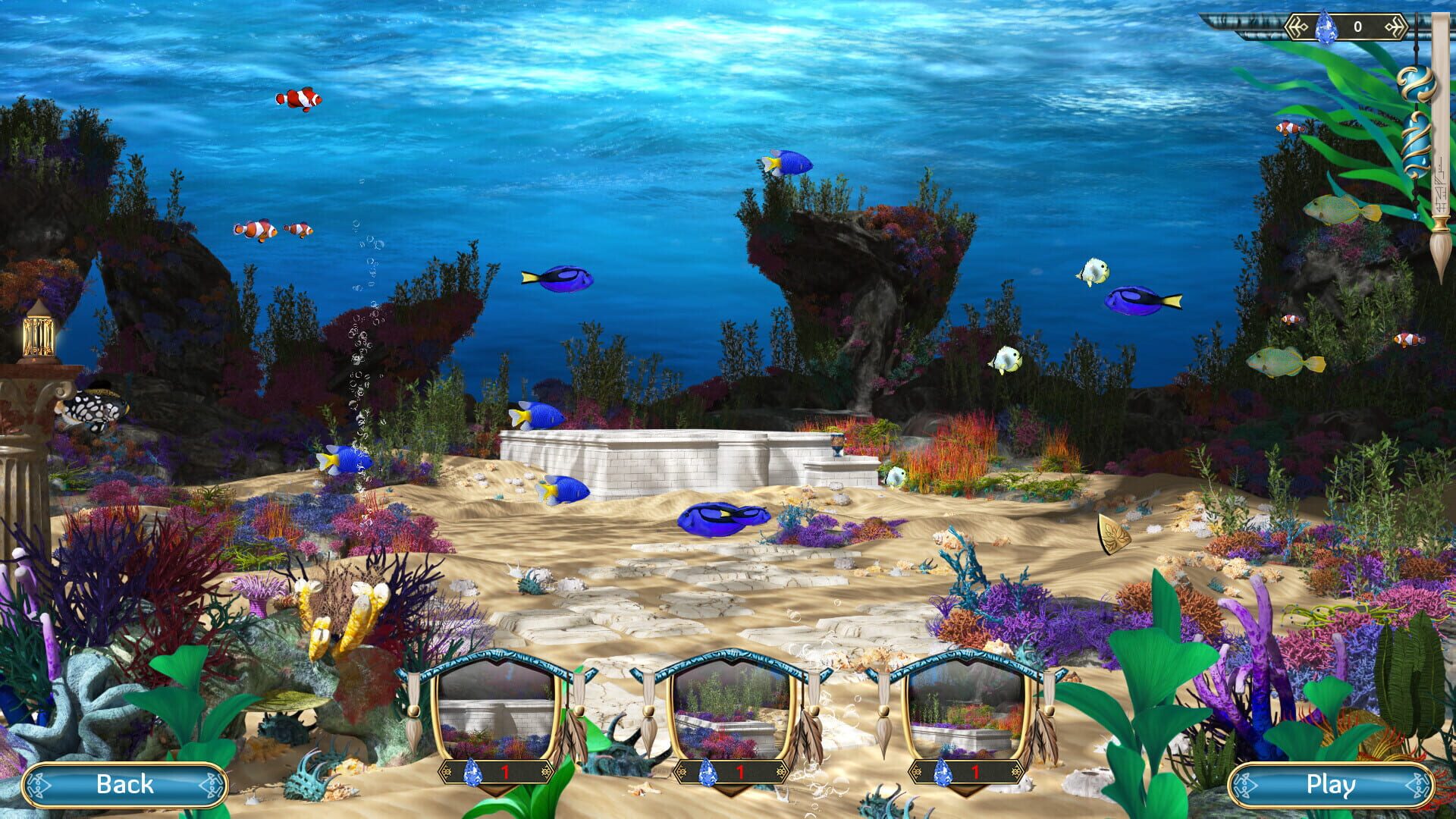 Daydream Mosaics 4: Shades of Blue - Screenshot