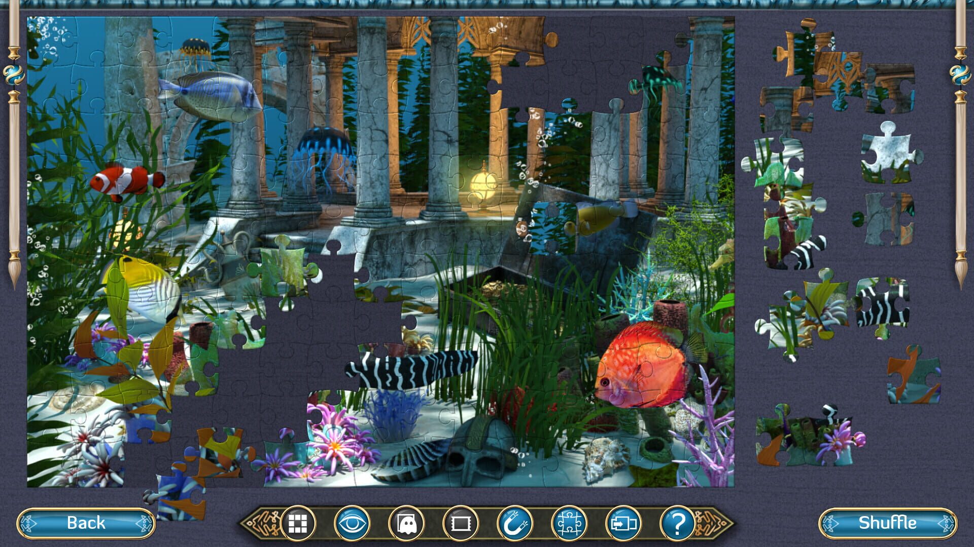 Daydream Mosaics 4: Shades of Blue - Screenshot
