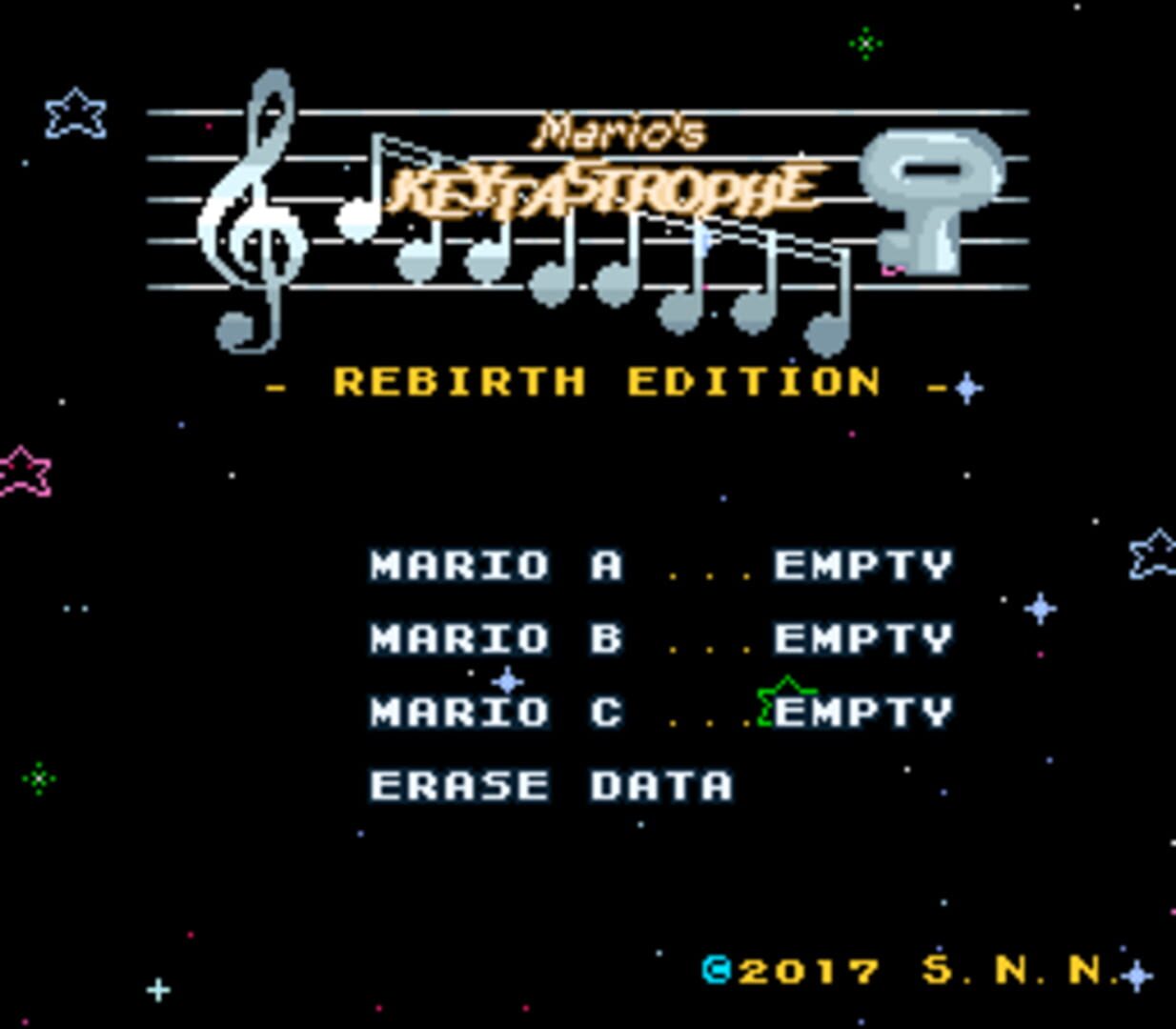 Captura de pantalla - Mario's Keytastrophe: Rebirth Edition