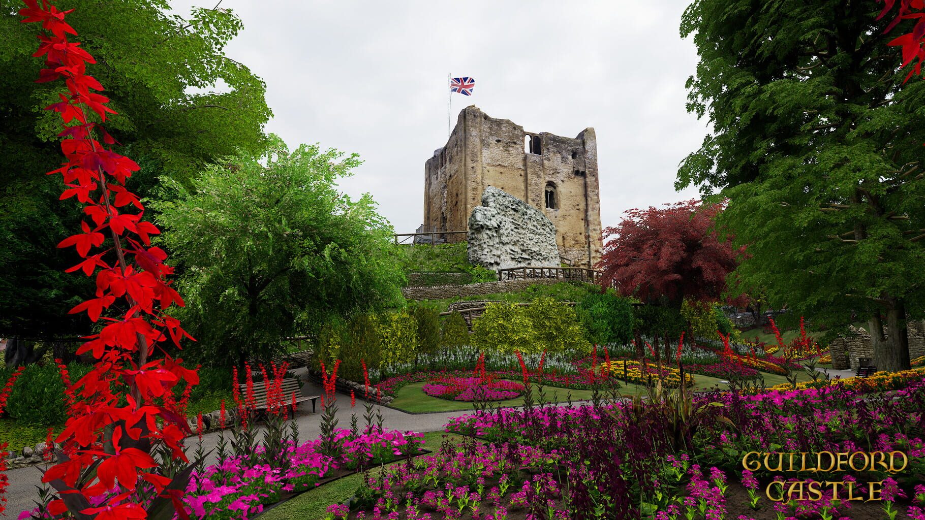 Captura de pantalla - Guildford Castle VR