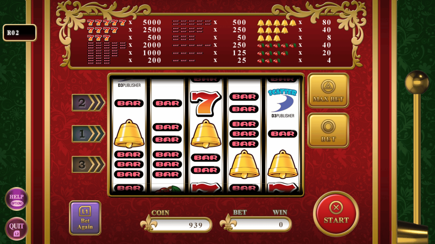 The Casino Collection: Ruleta, Vídeo Póker, Tragaperras, Craps, Baccarat, Five-Card Draw Poker, Texas hold 'em, Blackjack and Page One screenshot