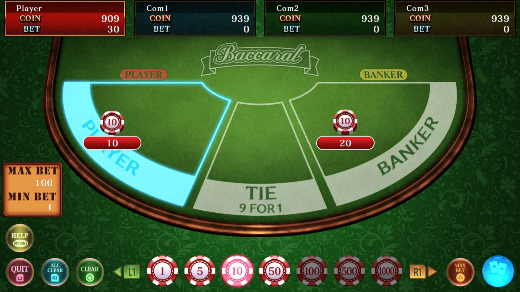 The Casino Collection: Ruleta, Vídeo Póker, Tragaperras, Craps, Baccarat, Five-Card Draw Poker, Texas hold 'em, Blackjack and Page One screenshot