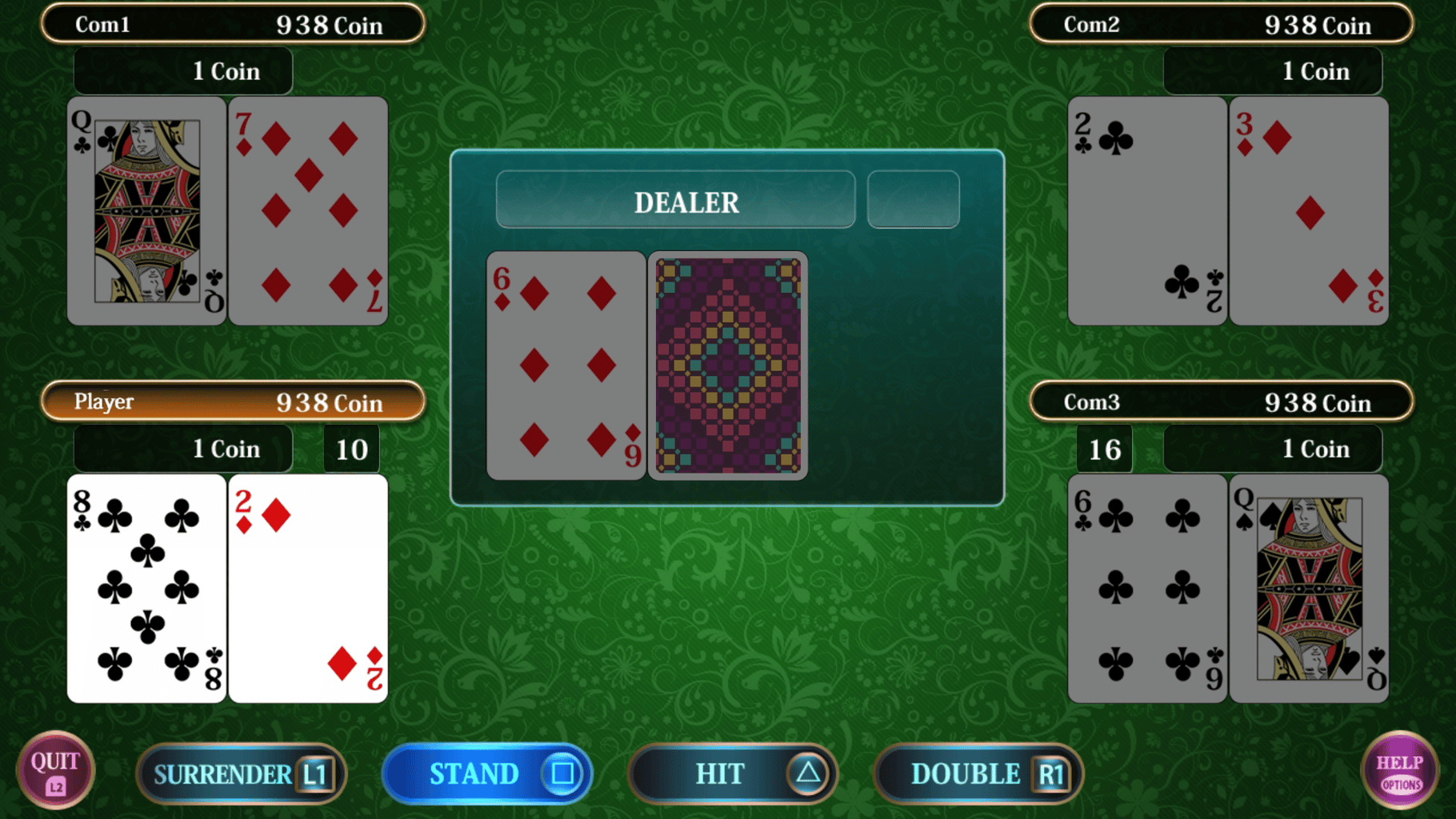 The Casino Collection: Ruleta, Vídeo Póker, Tragaperras, Craps, Baccarat, Five-Card Draw Poker, Texas hold 'em, Blackjack and Page One screenshot