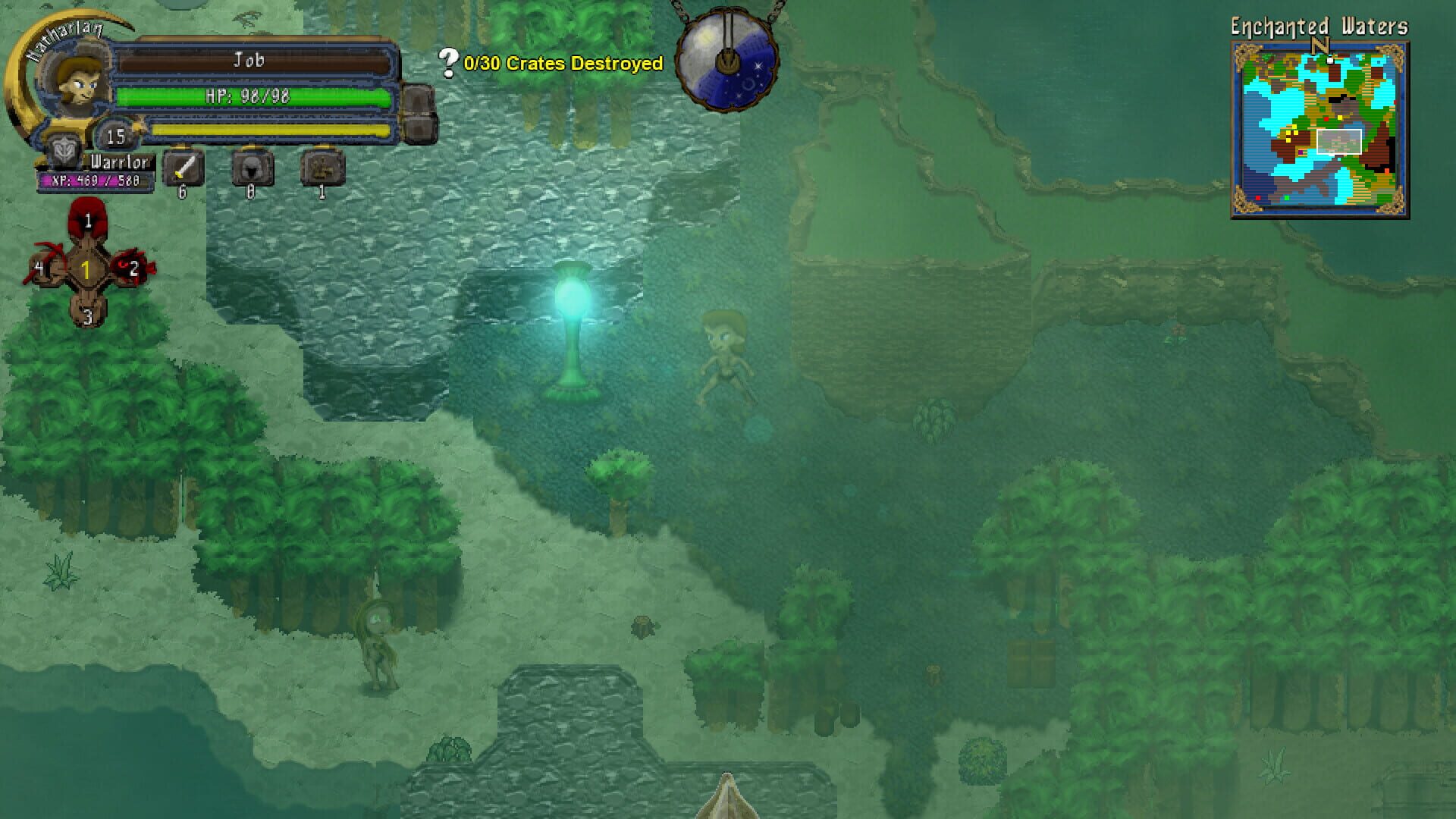 Swords & Crystals - Screenshot