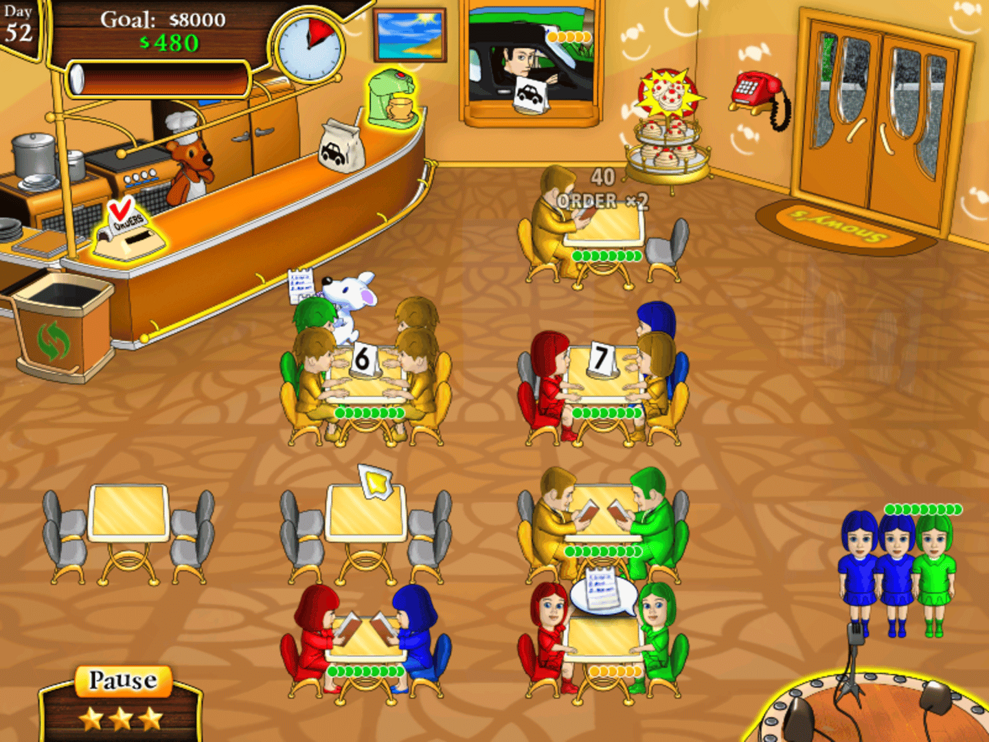 Snowy: Lunch Rush screenshot