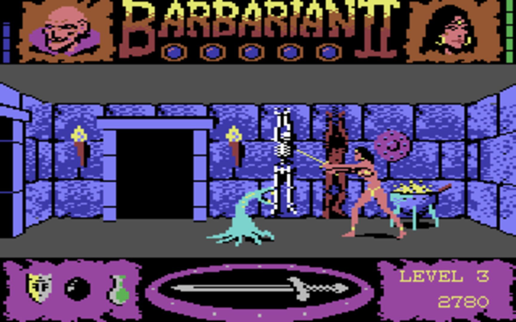 Captura de pantalla - Barbarian II: The Dungeon of Drax