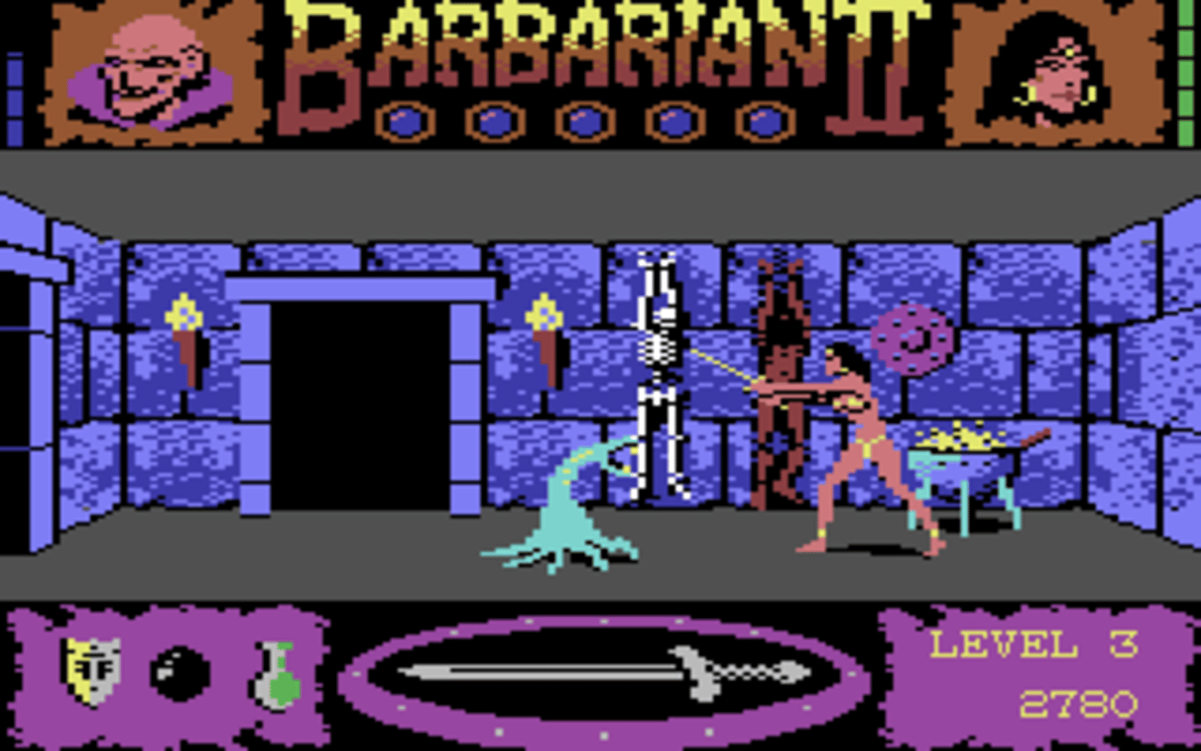 Barbarian II: The Dungeon of Drax screenshot