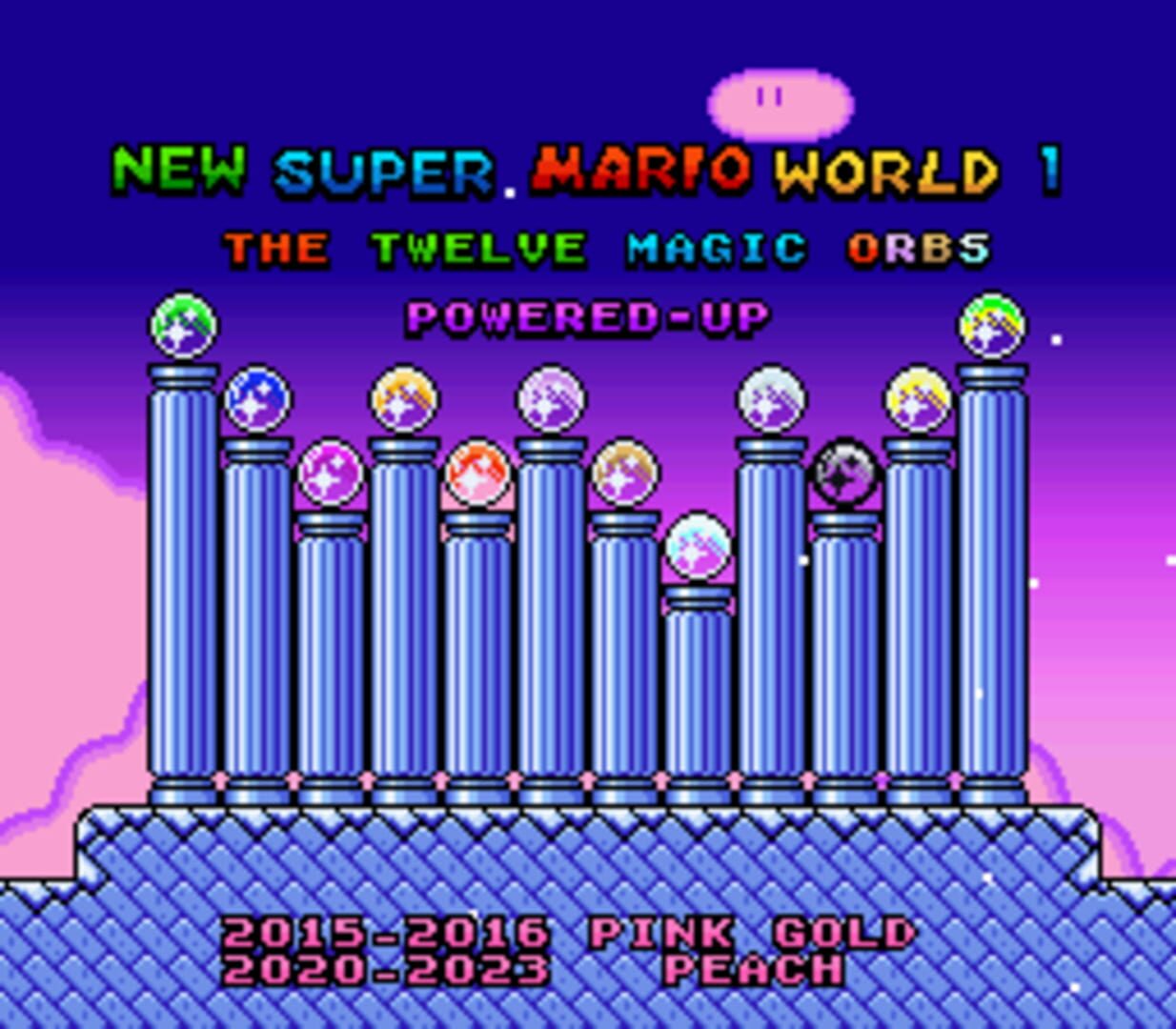 Captura de pantalla - New Super Mario World 1: The Twelve Magic Orbs - Powered-Up