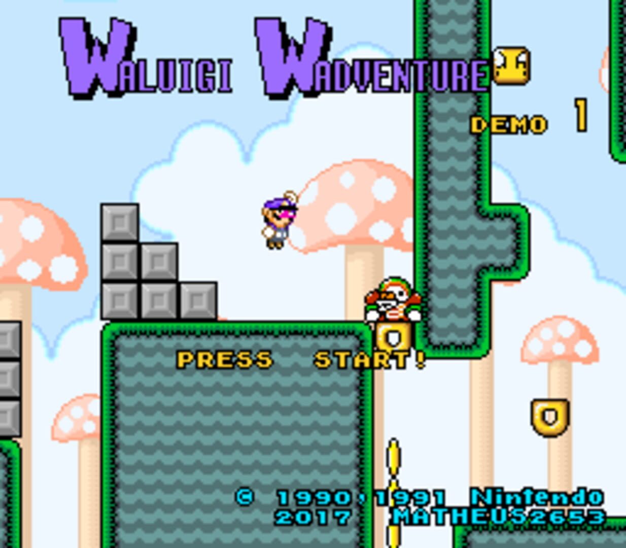 Captura de pantalla - Waluigi's Wadventure