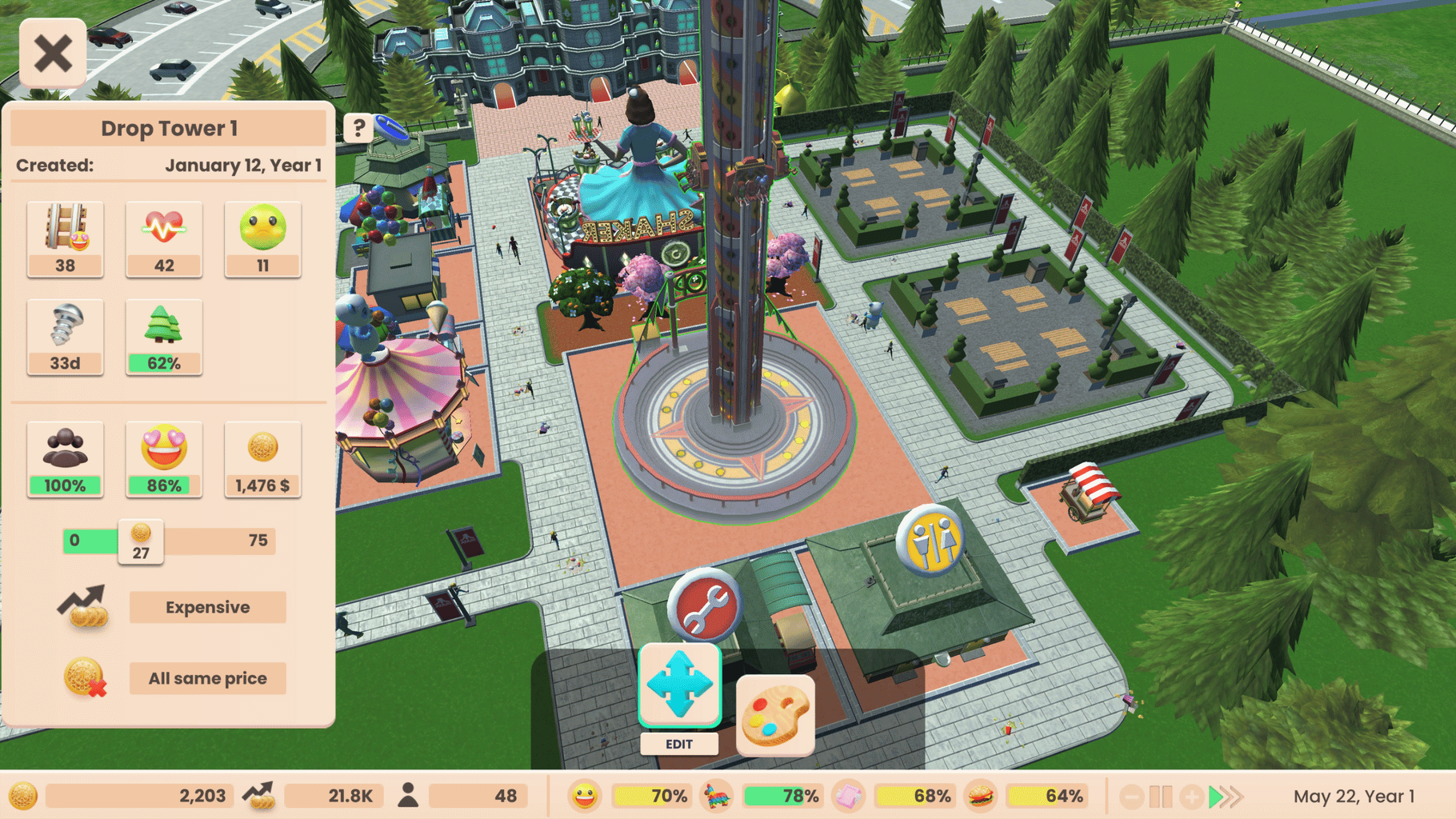 RollerCoaster Tycoon Adventures Deluxe screenshot