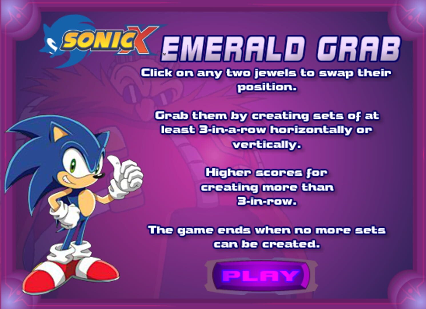 Sonic X: Emerald Grab