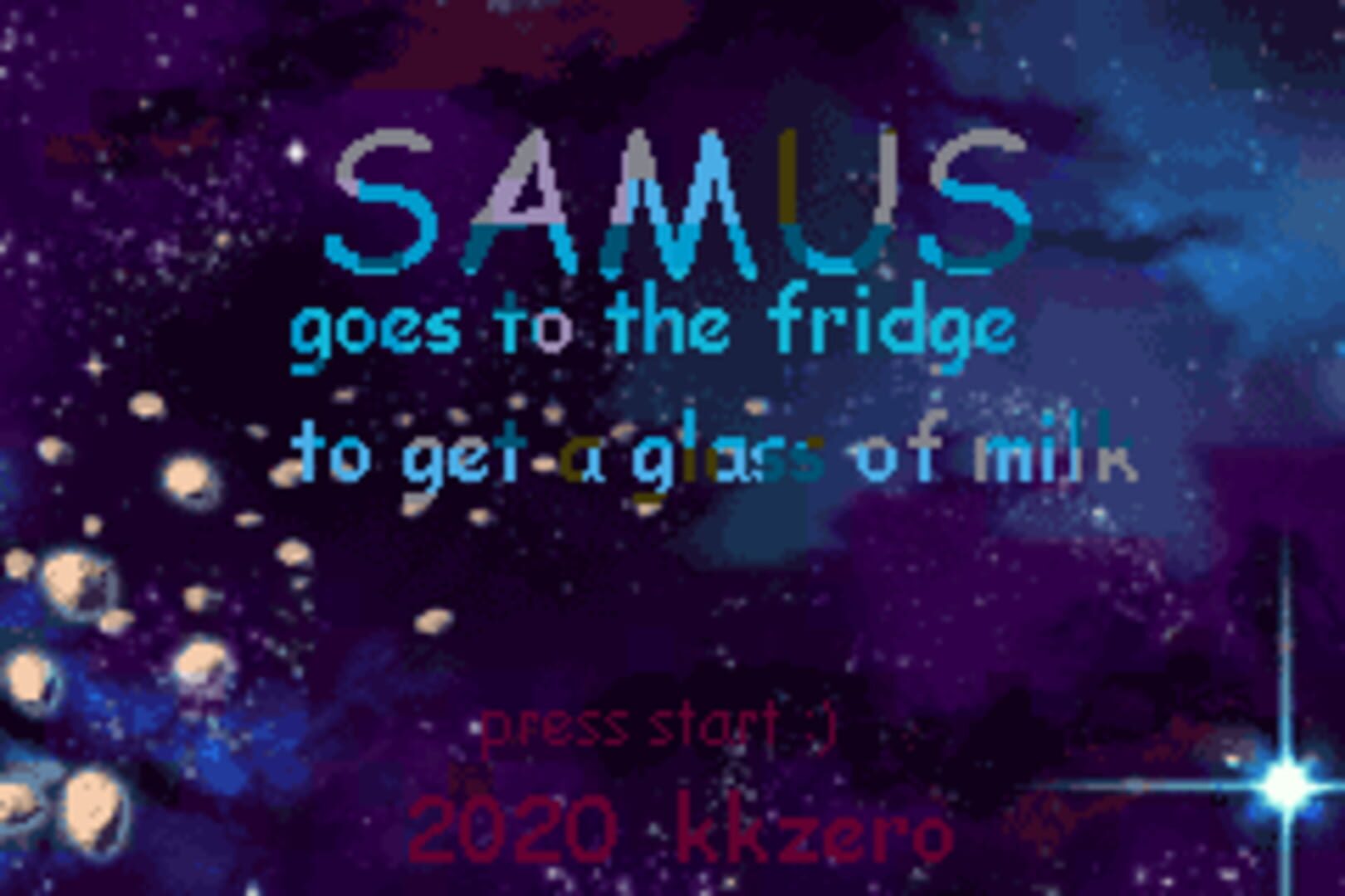 Captura de pantalla - Samus Goes to the Fridge to Get a Glass of Milk