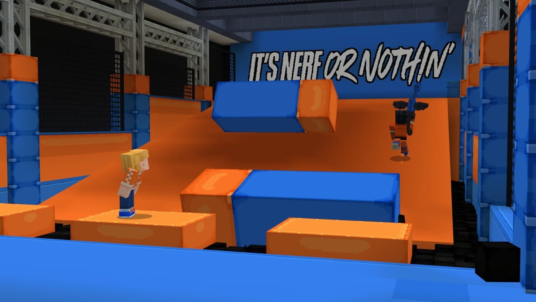 Captura de pantalla - Minecraft: Nerf World