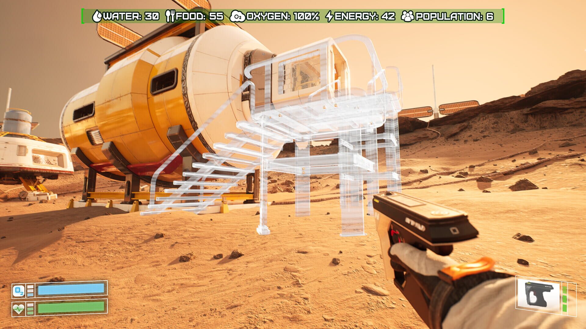 Mars Colonization: Survival Simulator - Screenshot