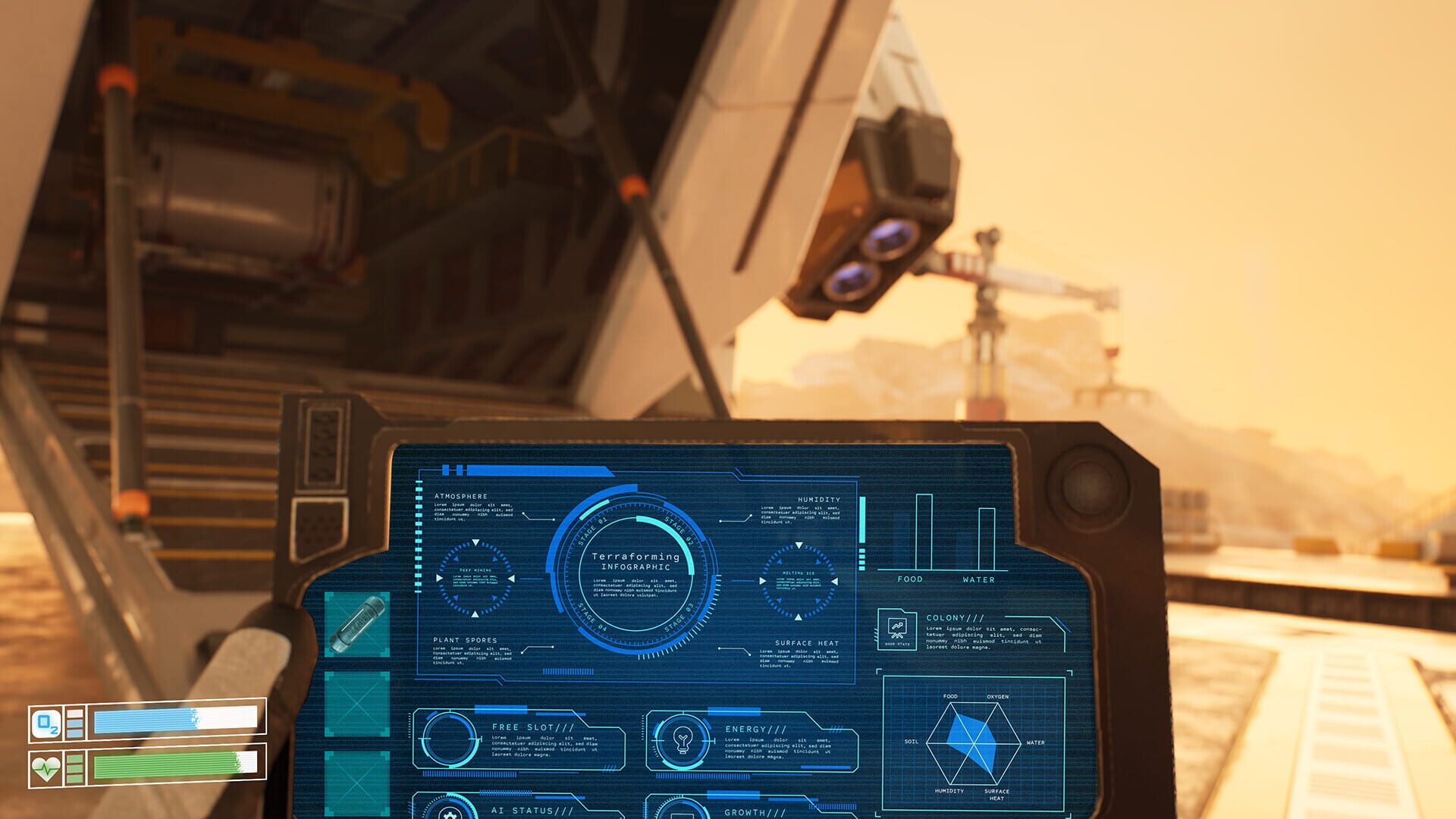 Mars Colonization: Survival Simulator - Screenshot
