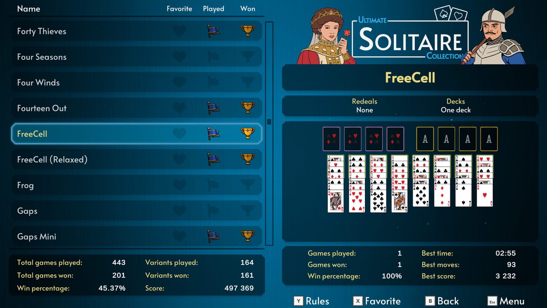 Ultimate Solitaire Collection screenshot