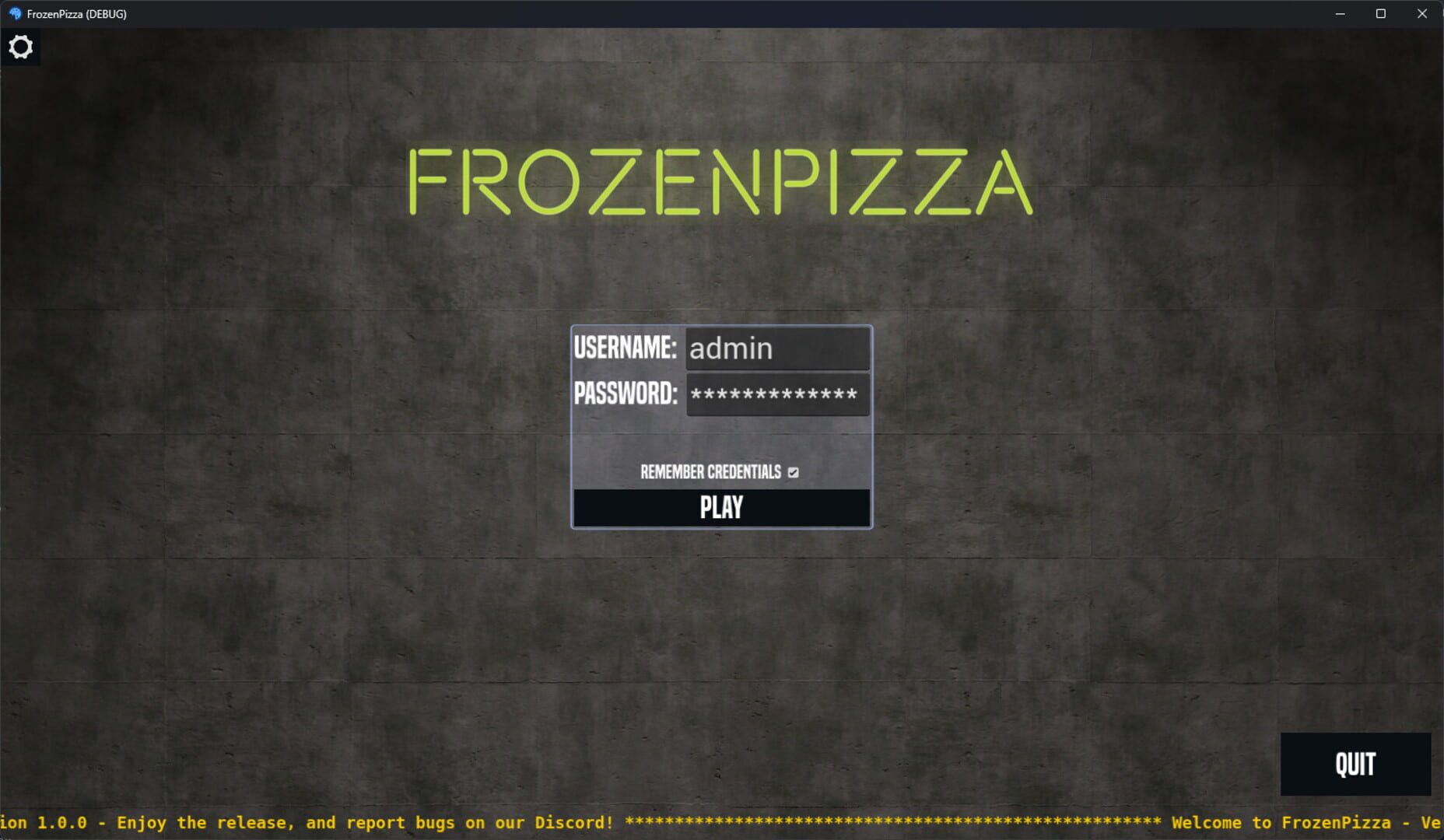 FrozenPizza - Screenshot