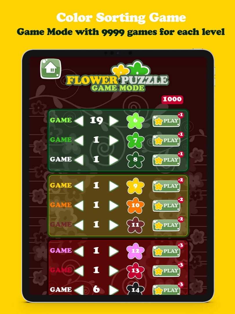 Flower Sort Puzzle