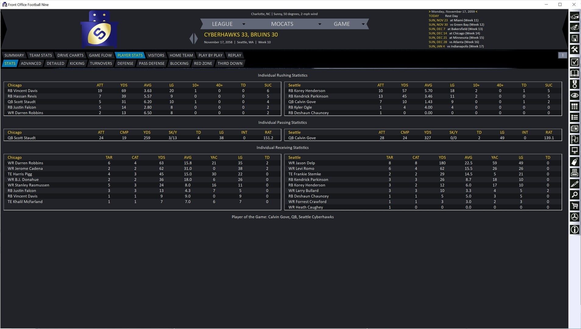 Front Office Football Nine - Screenshot