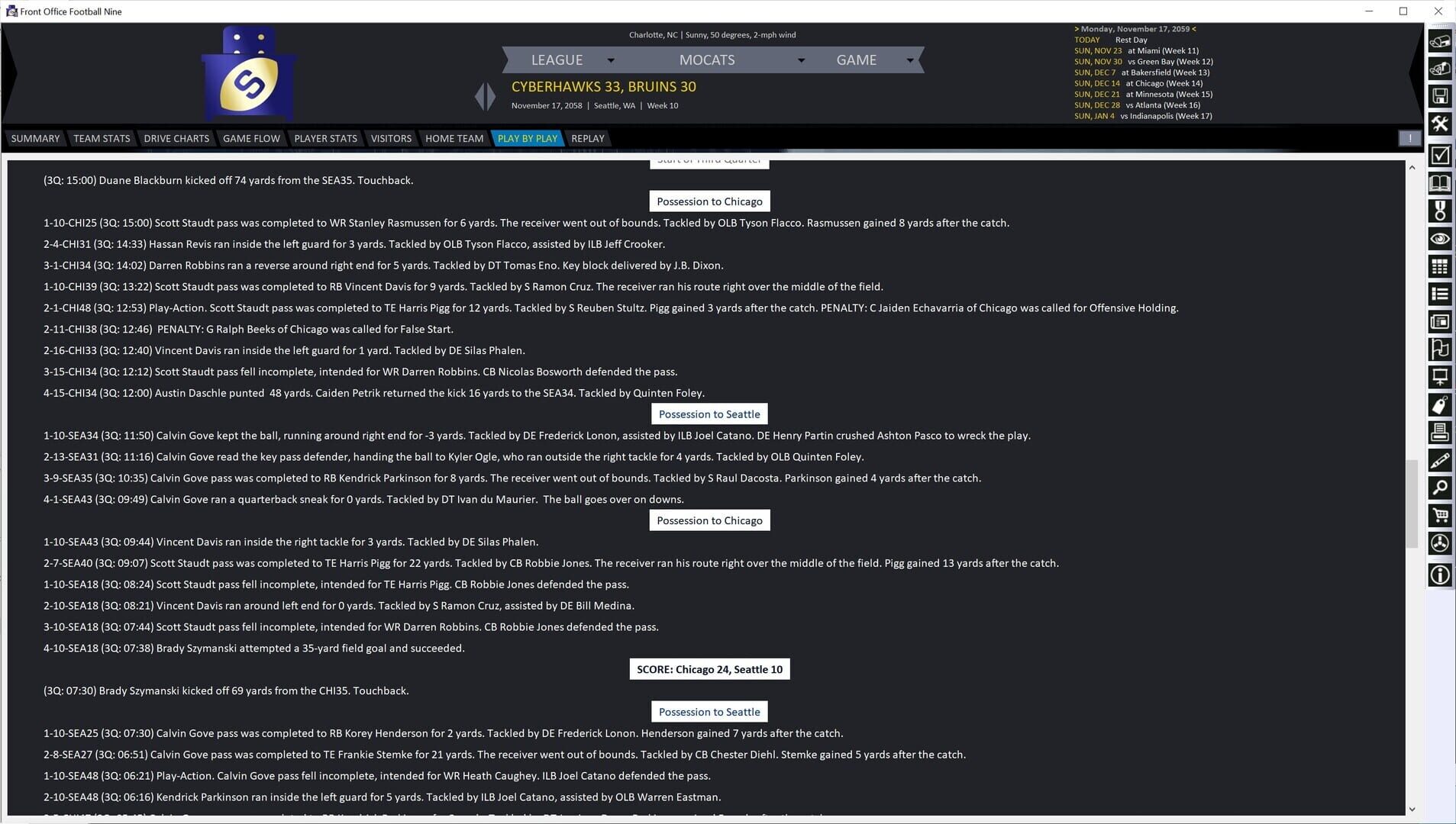 Front Office Football Nine - Screenshot