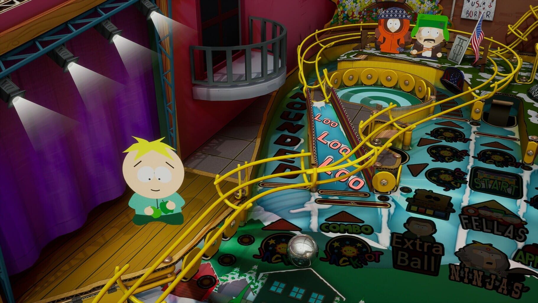 Captura de pantalla - Pinball FX: South Park Pinball