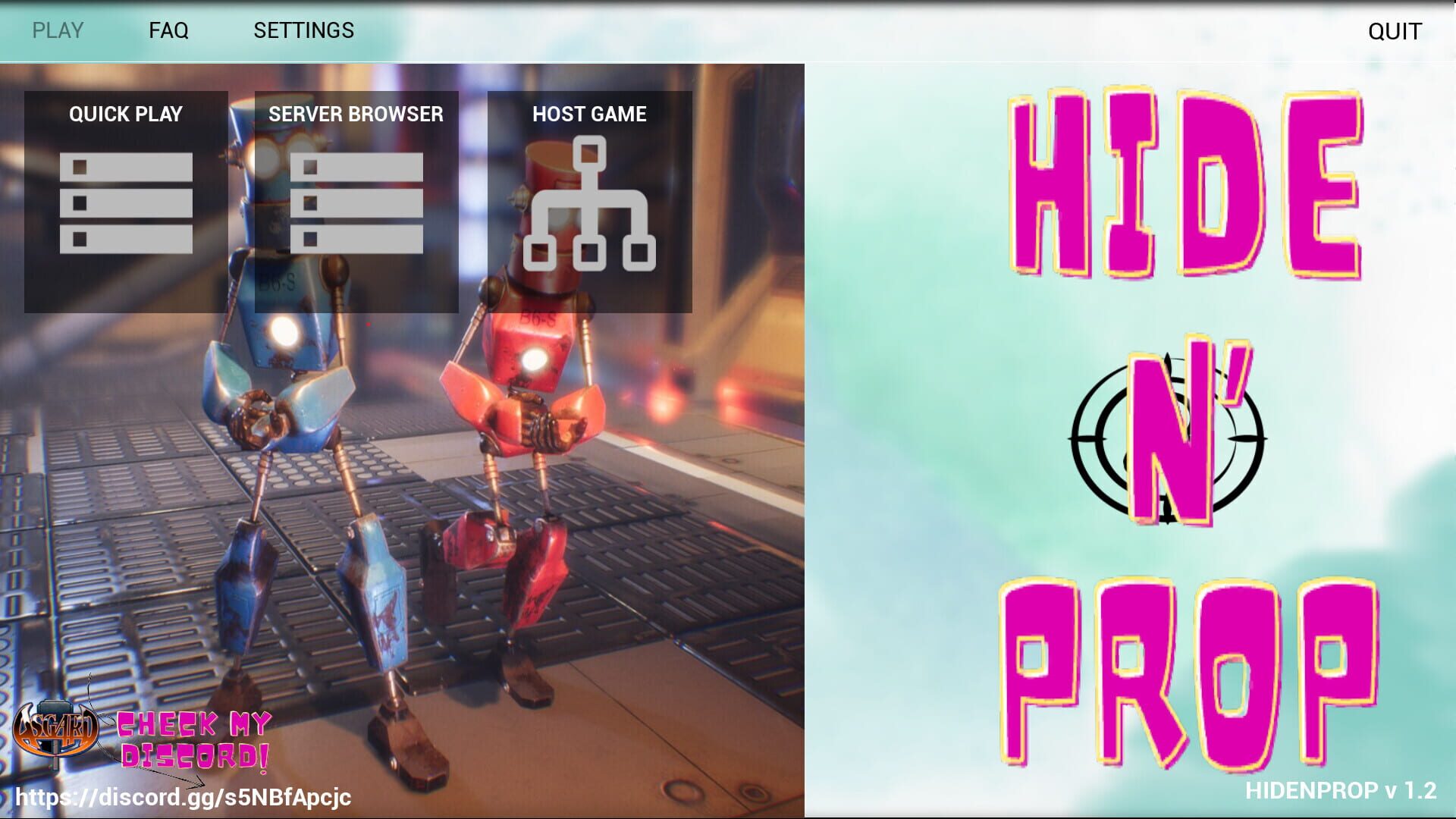 HideNProp - Screenshot