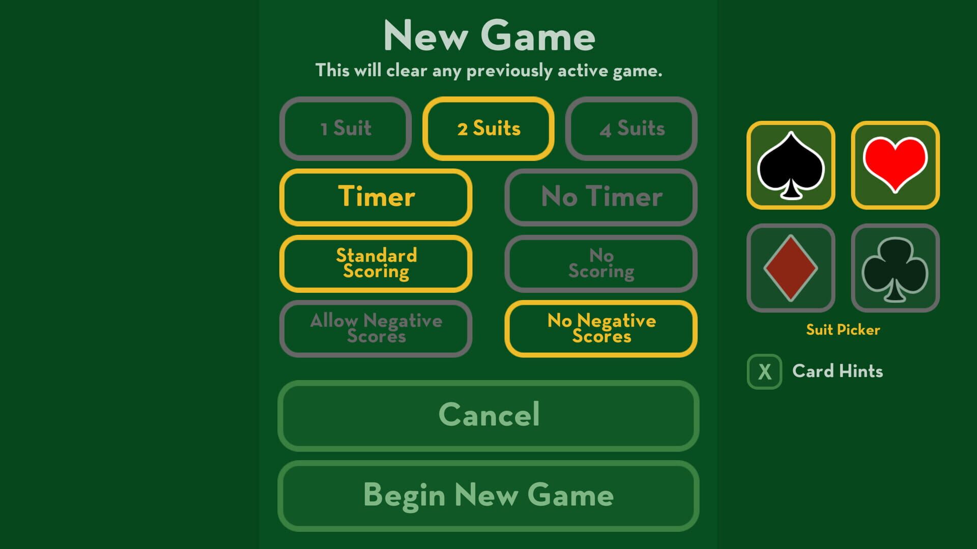 Big Klondike: Spider Solitaire - Screenshot