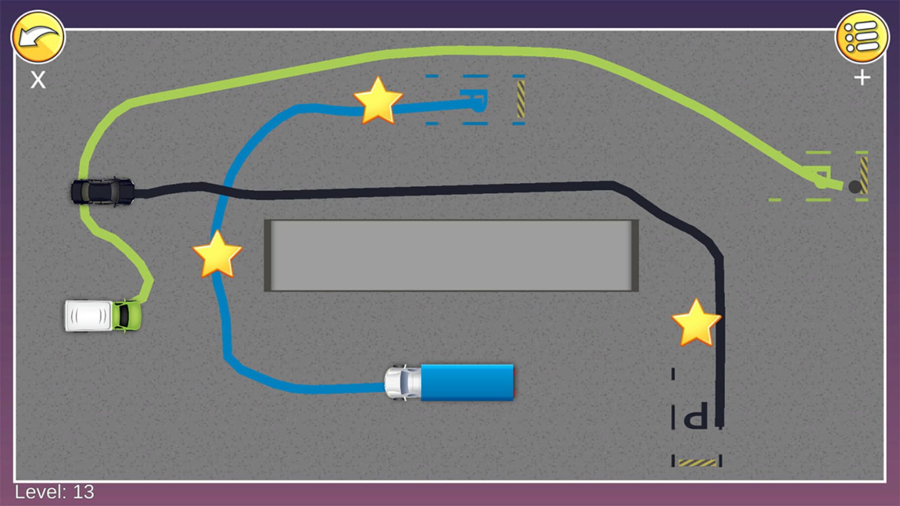 City Parking Driver: Draw The Path Simulator screenshot