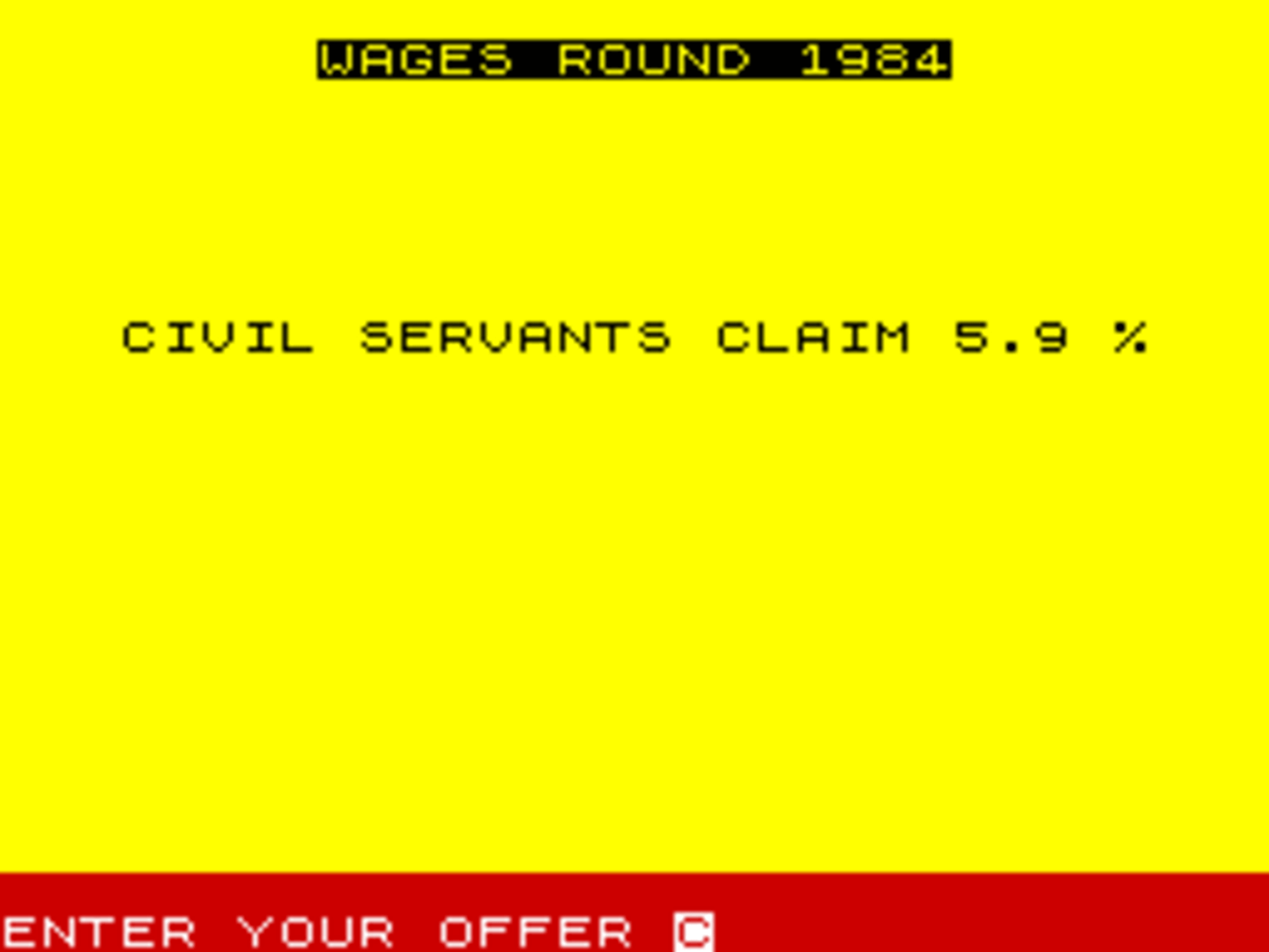 1984: A Game of Government Management screenshot