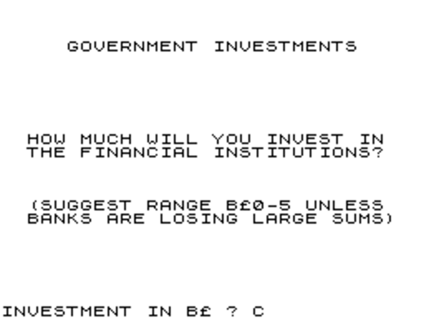 1984: A Game of Government Management screenshot