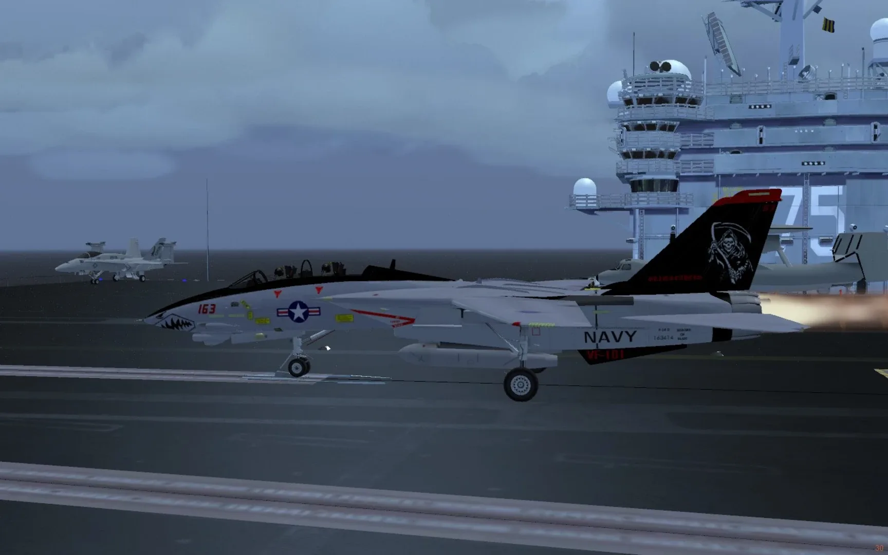 Captura de pantalla - FlightGear