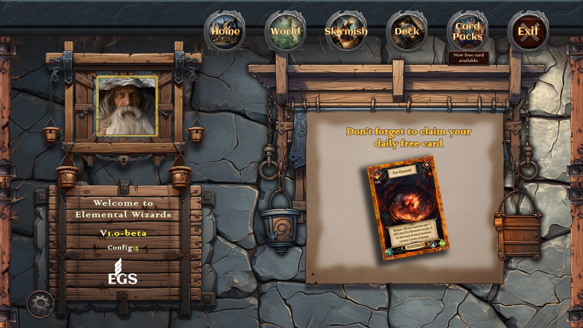 Elemental Wizards TCG - Screenshot