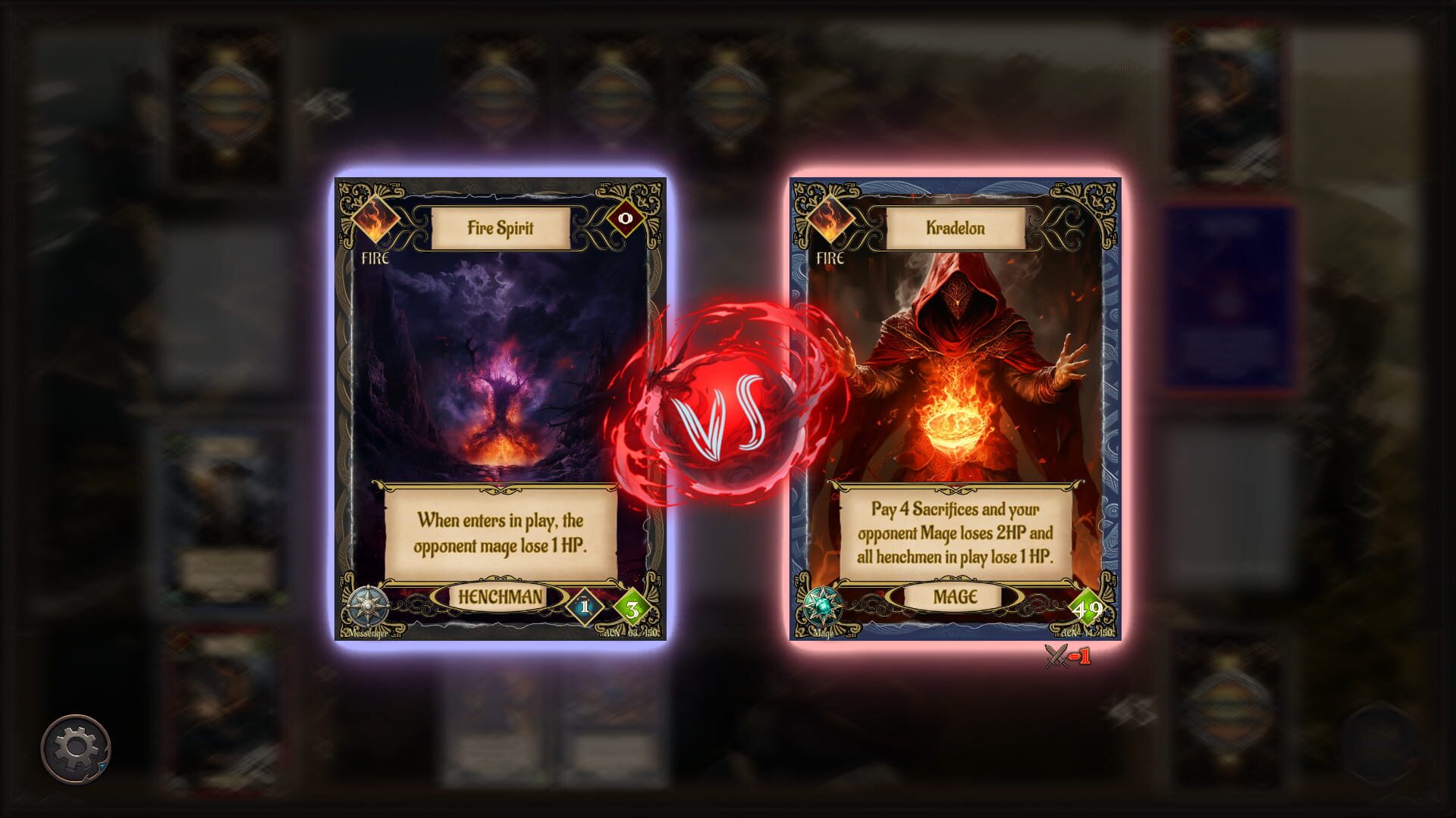 Elemental Wizards TCG - Screenshot