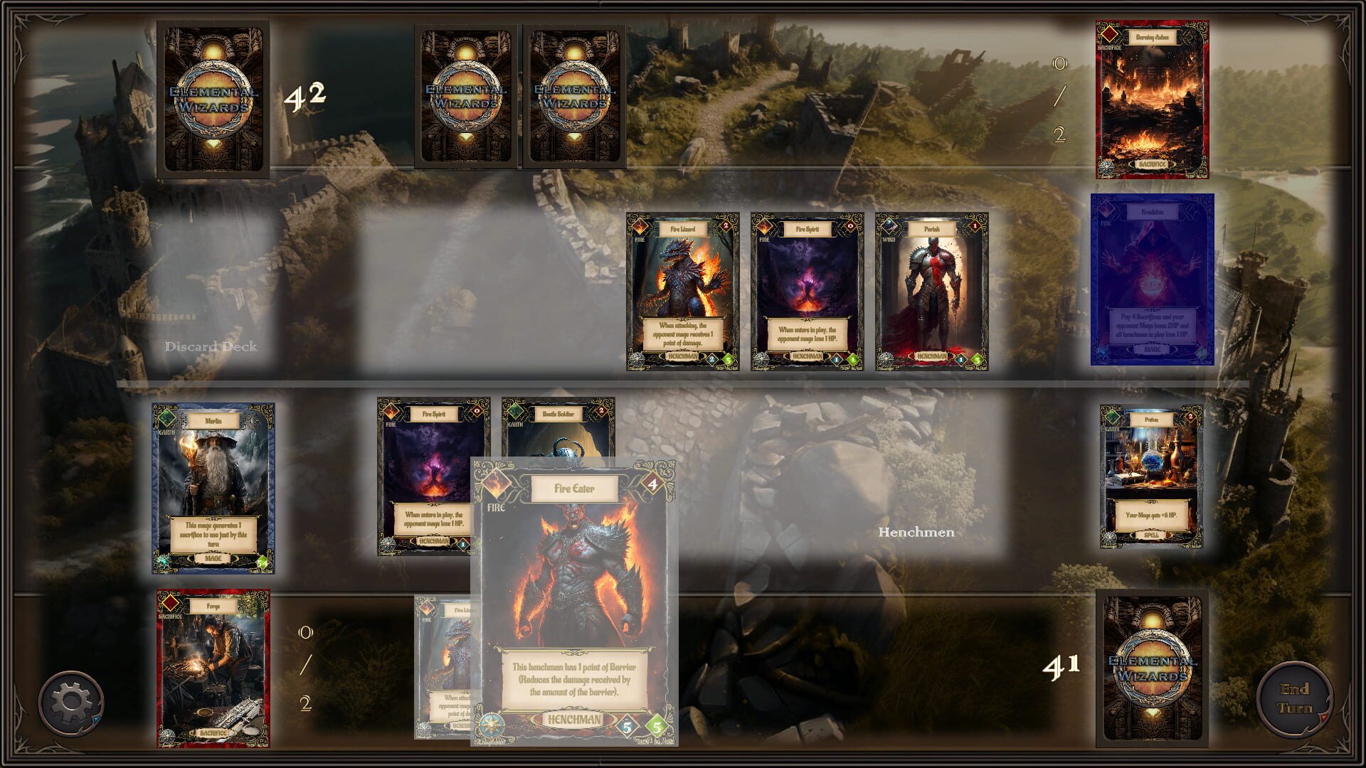 Elemental Wizards TCG - Screenshot