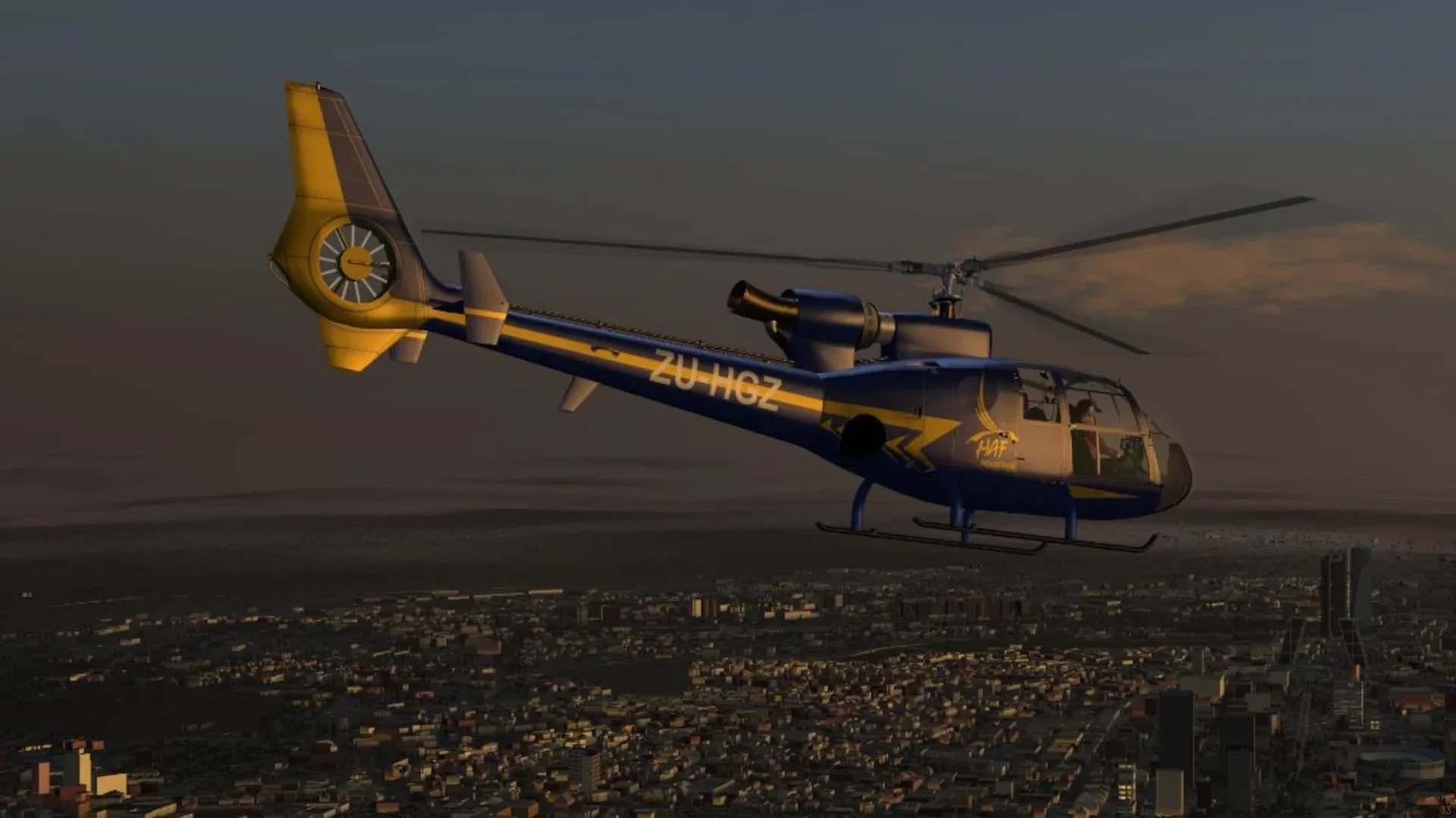 Captura de pantalla - FlightGear