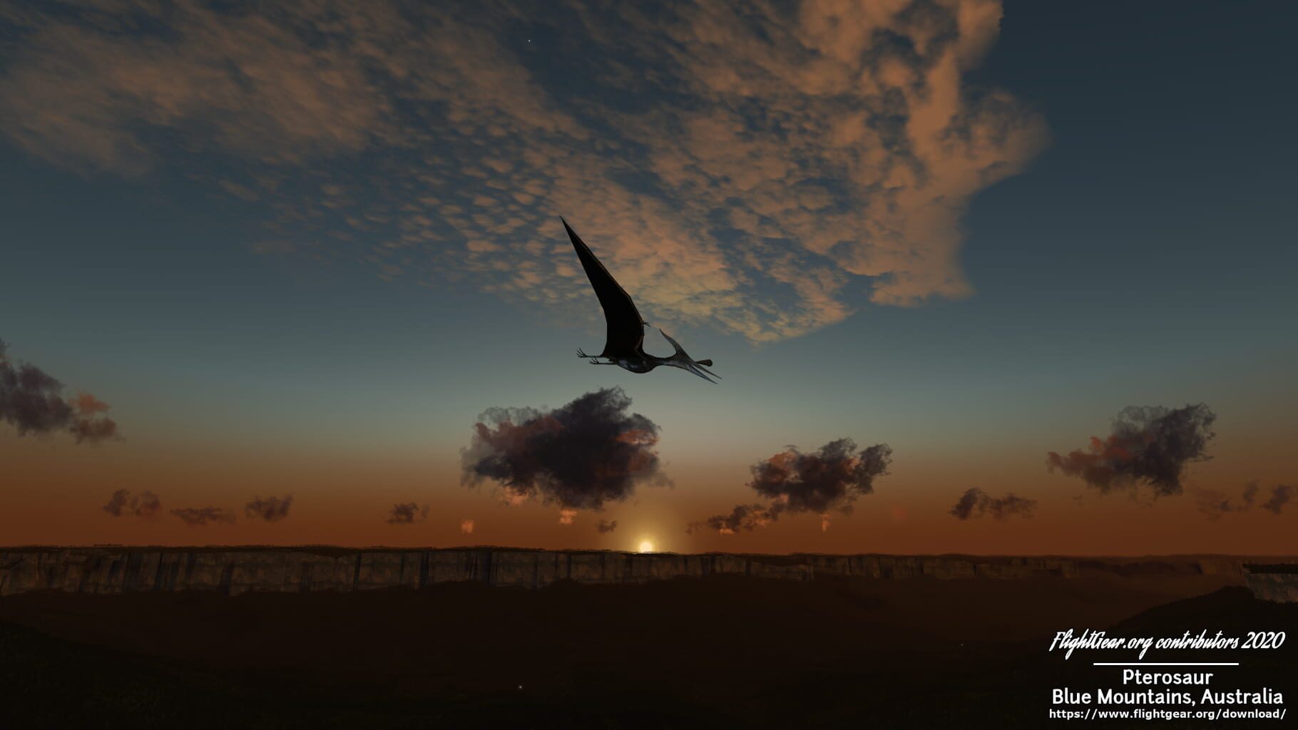 Captura de pantalla - FlightGear